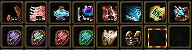 Party leader's inventory after everything