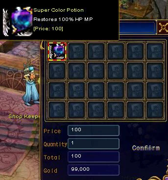 Stuff Shop potions