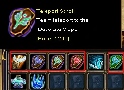 The five teleport scrolls