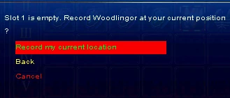 Record your location with the Winged Scroll