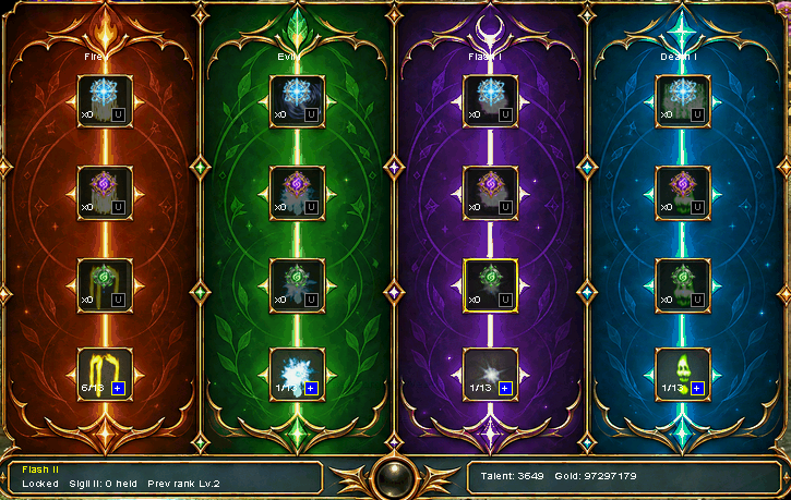 MWRO New Skill Tree